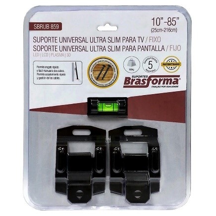 Brasforma Suporte Fixo Universal p/TV de 10 a 85’’.